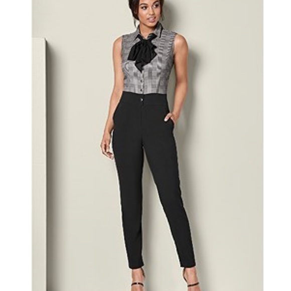 Pants - NWOT tie neck jumpsuit XS